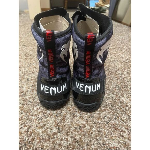 Venum Elite Boxing Lace Up Shoes Dark Camo Men’s Size 7 Brand New with Box - Picture 10 of 12